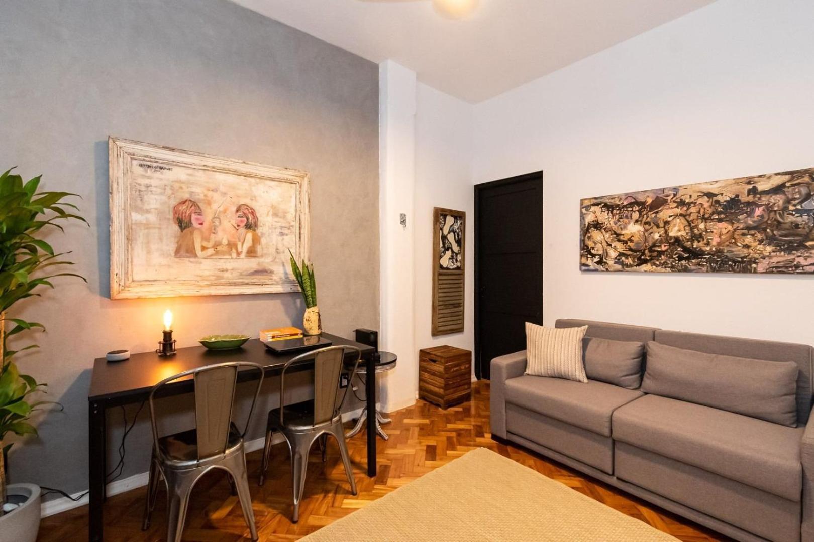 Apartmán Artistico Qto&Sala A 350M Da Praia | Jg 42/701 Rio de Janeiro Exteriér fotografie